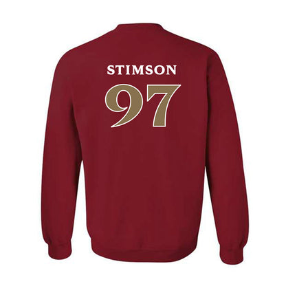 Elon - NCAA Football : Carter Stimson - Classic Fashion Shersey Crewneck Sweatshirt-1