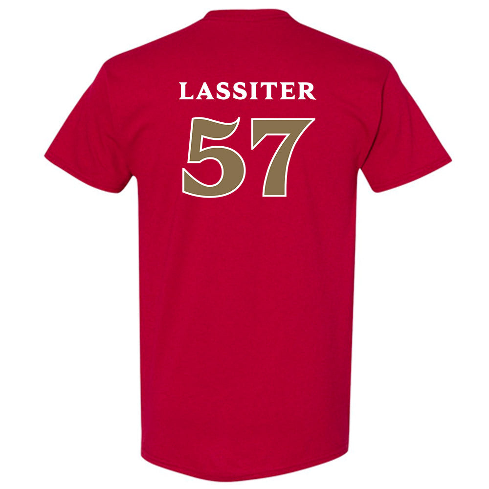 Elon - NCAA Football : Demari Lassiter - Classic Fashion Shersey T-Shirt-1