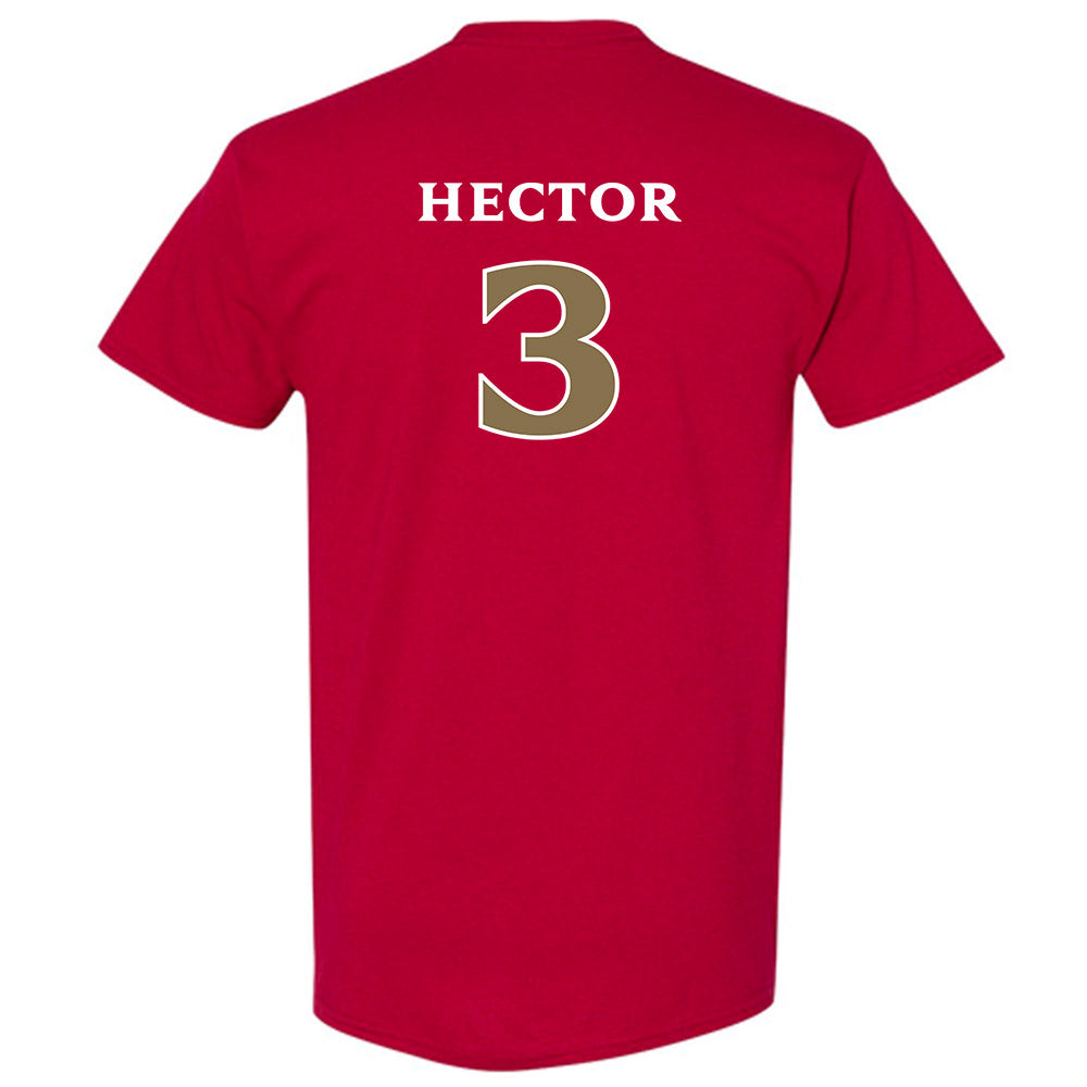 Elon - NCAA Football : Cj Hector - Classic Fashion Shersey T-Shirt-1