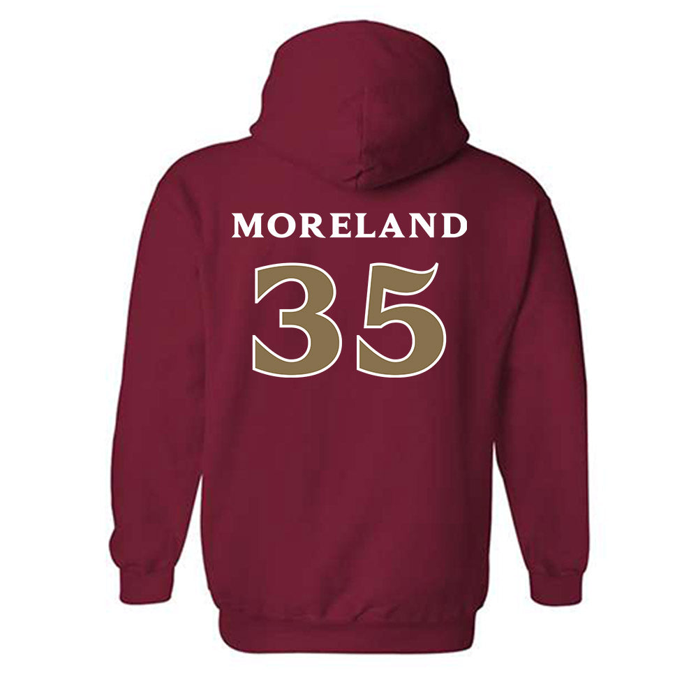 Elon - NCAA Football : Owen Moreland - Classic Fashion Shersey Hooded Sweatshirt-1