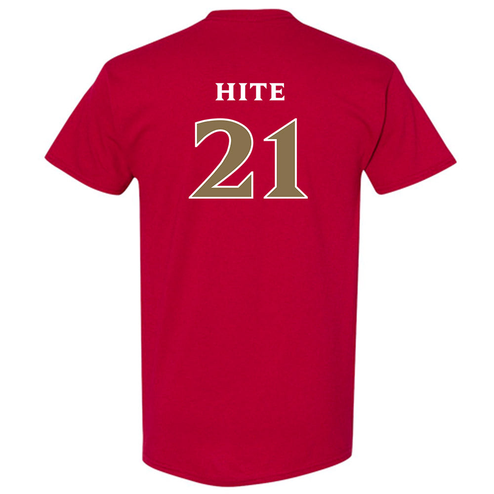 Elon - NCAA Football : Derek Hite - Classic Fashion Shersey T-Shirt-1