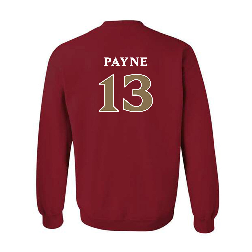 Elon - NCAA Football : Tanner Payne - Classic Fashion Shersey Crewneck Sweatshirt-1