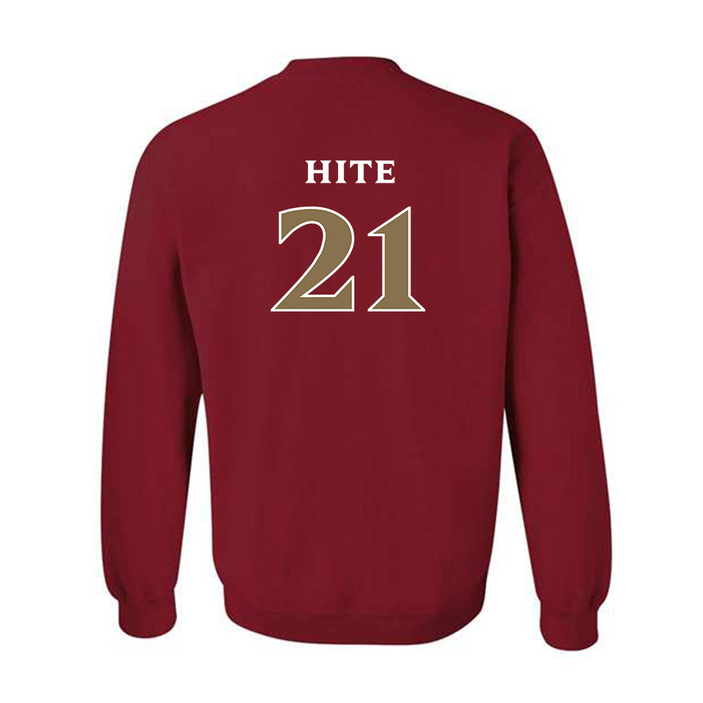 Elon - NCAA Football : Derek Hite - Classic Fashion Shersey Crewneck Sweatshirt-1