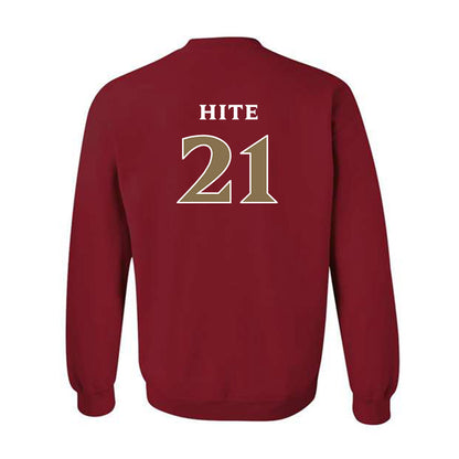Elon - NCAA Football : Derek Hite - Classic Fashion Shersey Crewneck Sweatshirt-1
