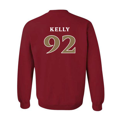 Elon - NCAA Football : Nhycer Kelly - Classic Fashion Shersey Crewneck Sweatshirt-1