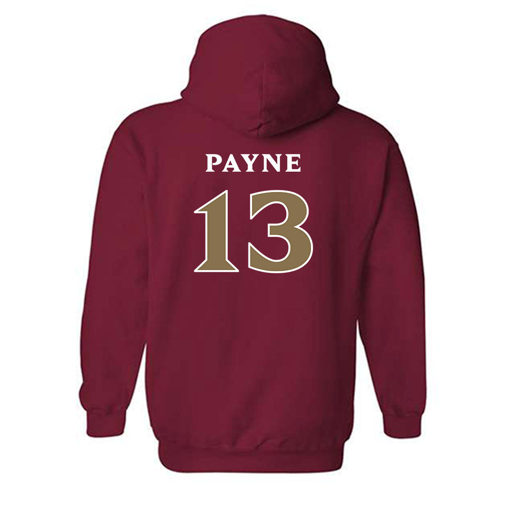Elon - NCAA Football : Tanner Payne - Classic Fashion Shersey Hooded Sweatshirt-1