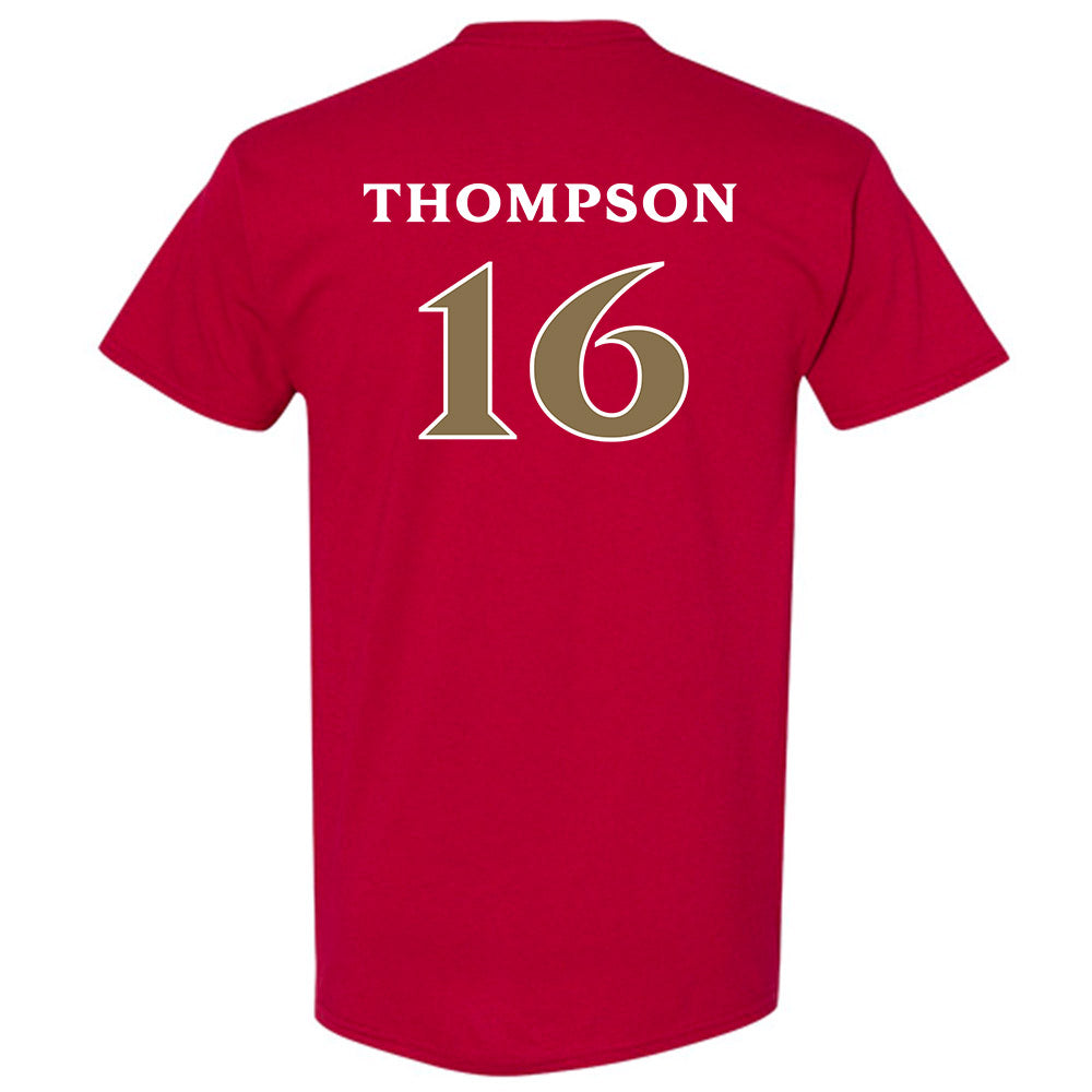 Elon - NCAA Men's Soccer : Diego Thompson - Classic Fashion Shersey T-Shirt-1