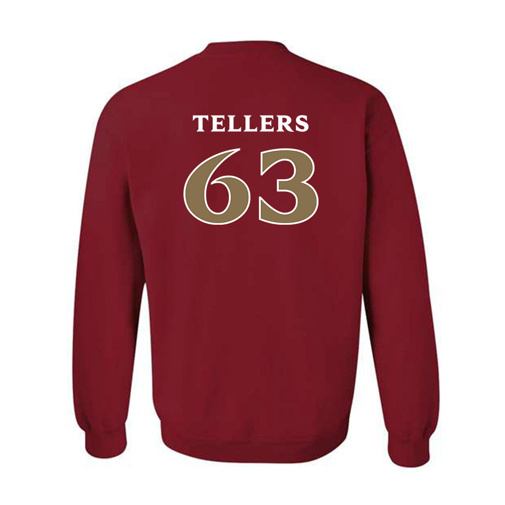 Elon - NCAA Football : Will Tellers - Classic Fashion Shersey Crewneck Sweatshirt-1