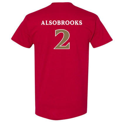 Elon - NCAA Football : Senquavious Alsobrooks - Classic Fashion Shersey T-Shirt-1