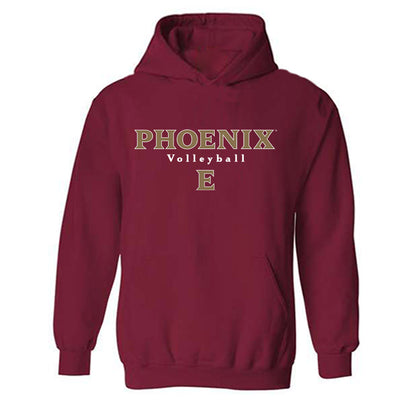 Elon - NCAA Women's Volleyball : April Rice - Classic Fashion Shersey Hooded Sweatshirt-0