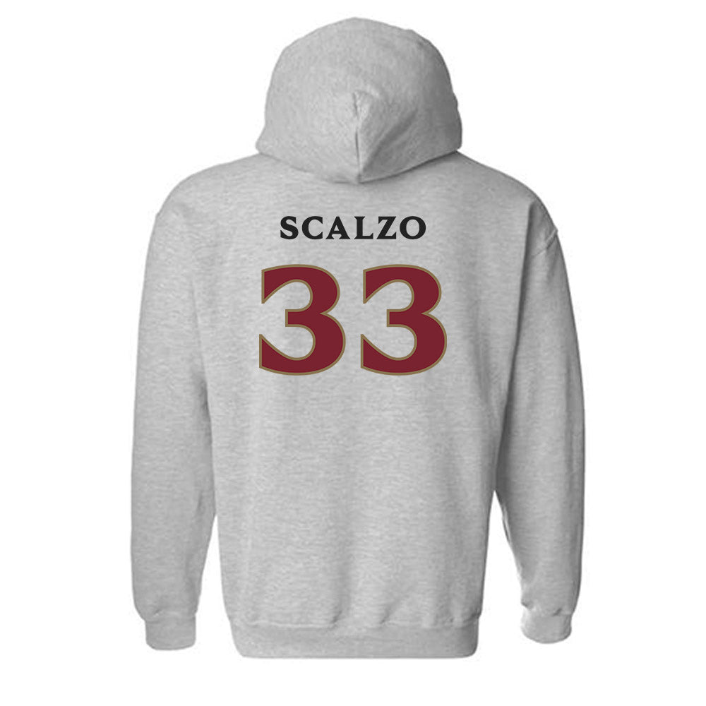 Elon - NCAA Women's Lacrosse : Lizzie Scalzo - Classic Fashion Shersey Hooded Sweatshirt-1