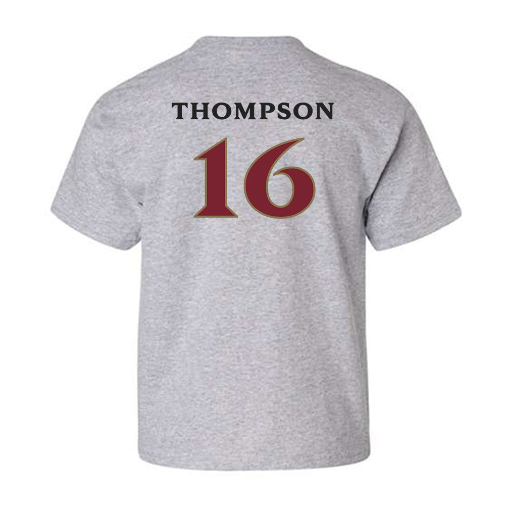 Elon - NCAA Men's Soccer : Diego Thompson - Classic Fashion Shersey Youth T-Shirt-1