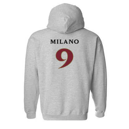 Elon - NCAA Women's Soccer : Gia Milano - Classic Fashion Shersey Hooded Sweatshirt-1