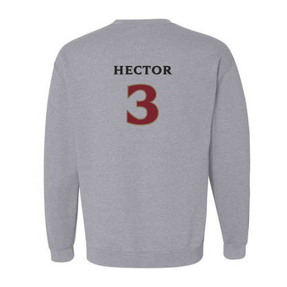 Elon - NCAA Football : Cj Hector - Classic Fashion Shersey Crewneck Sweatshirt-1