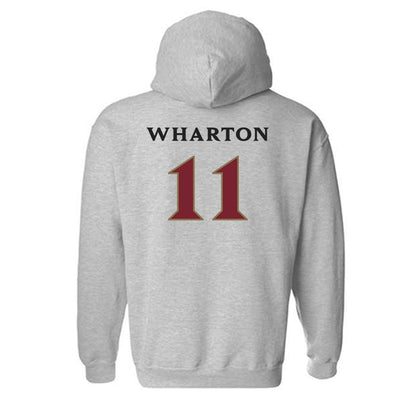 Elon - NCAA Men's Soccer : Alex Wharton - Classic Fashion Shersey Hooded Sweatshirt-1