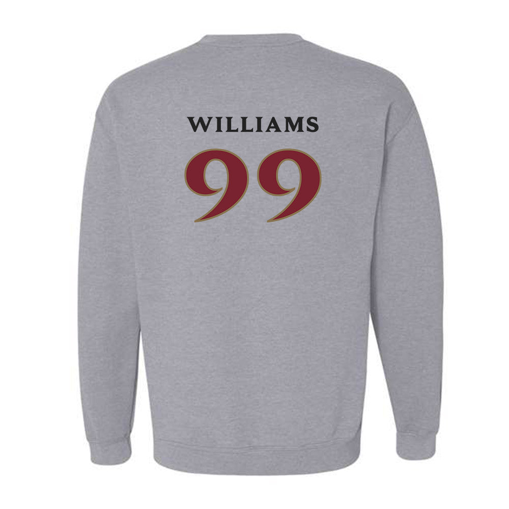 Elon - NCAA Football : Geren Williams - Classic Fashion Shersey Crewneck Sweatshirt-1