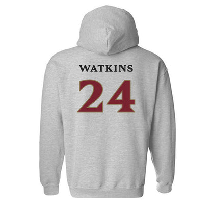 Elon - NCAA Women's Basketball : Tamia Watkins - Classic Fashion Shersey Hooded Sweatshirt-1