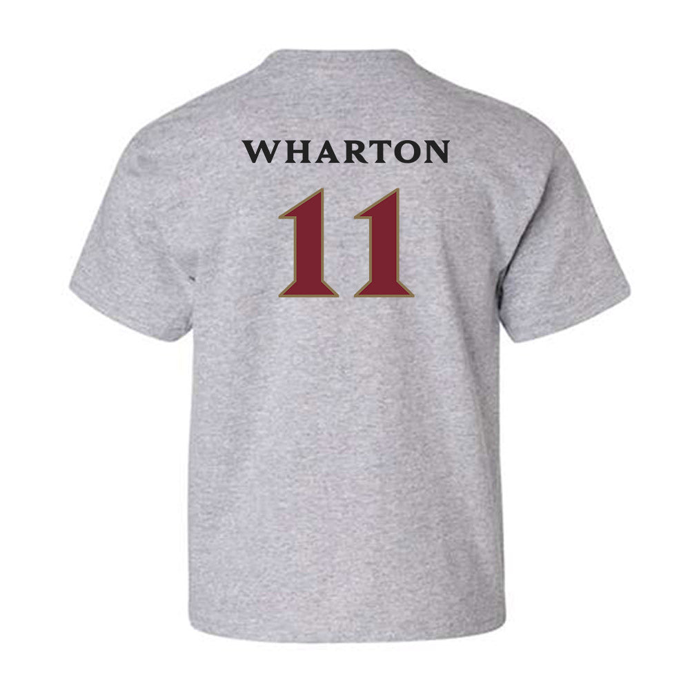 Elon - NCAA Men's Soccer : Alex Wharton - Classic Fashion Shersey Youth T-Shirt-1