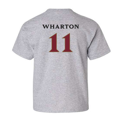 Elon - NCAA Men's Soccer : Alex Wharton - Classic Fashion Shersey Youth T-Shirt-1