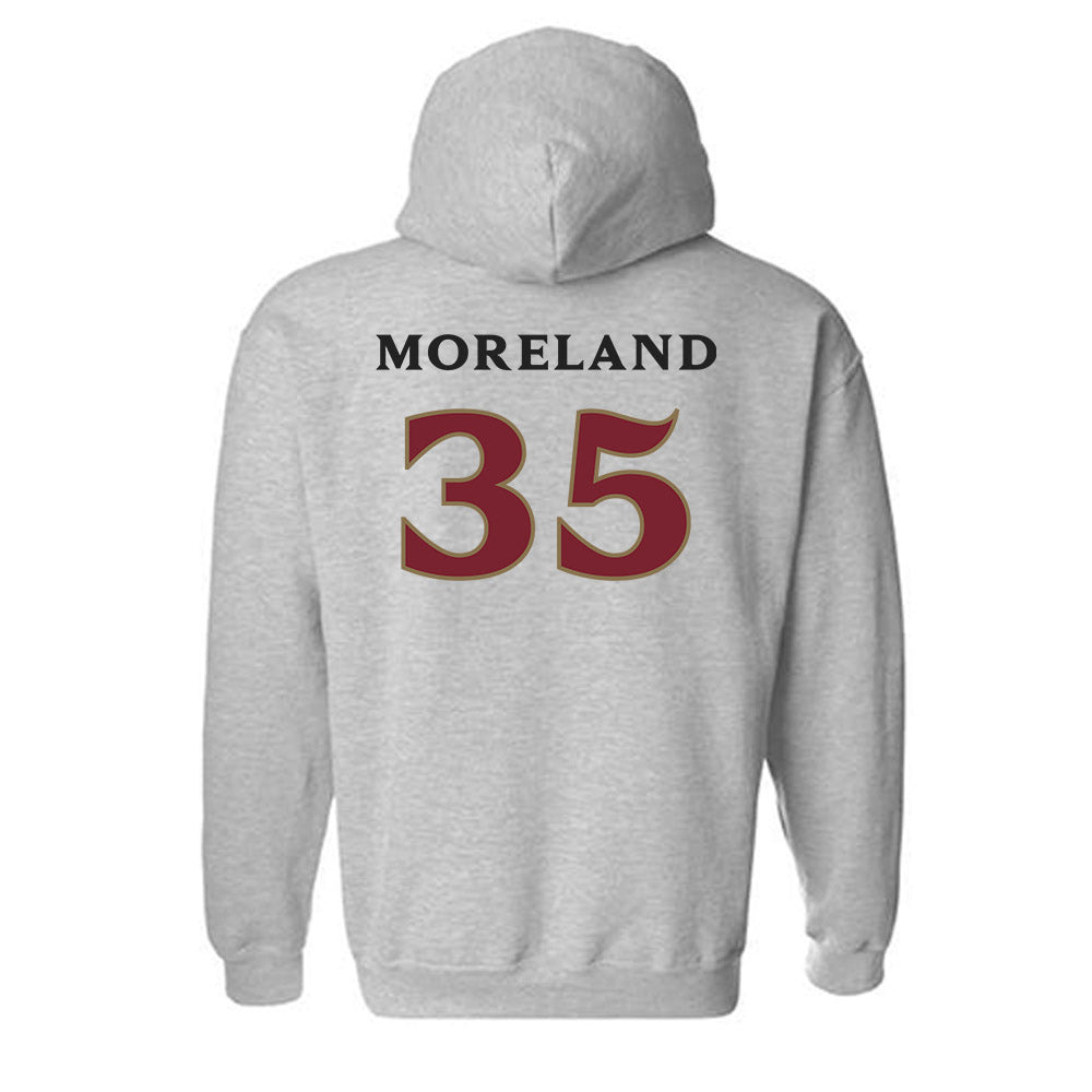 Elon - NCAA Football : Owen Moreland - Classic Fashion Shersey Hooded Sweatshirt-1