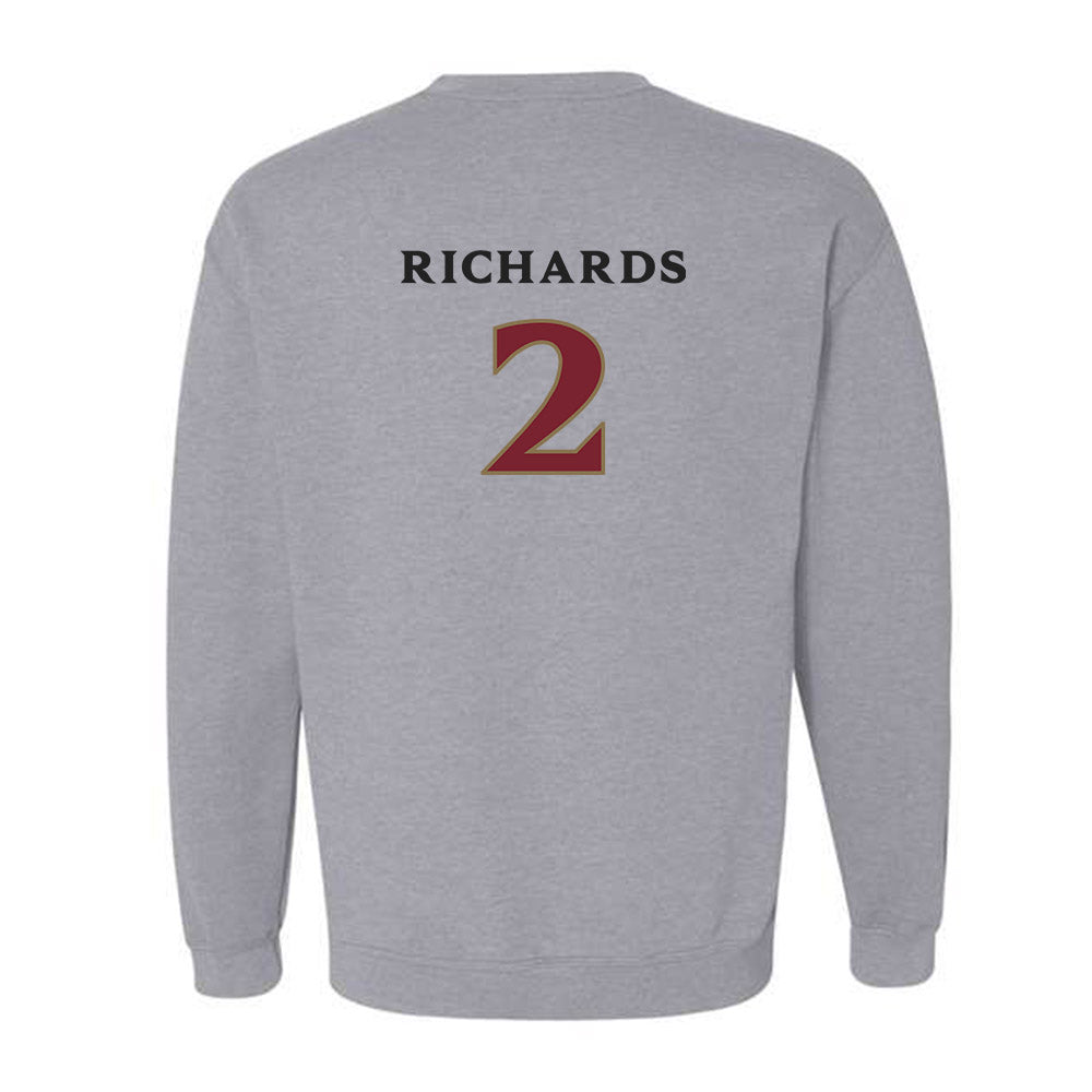 Elon - NCAA Baseball : Liam Richards - Classic Fashion Shersey Crewneck Sweatshirt-1