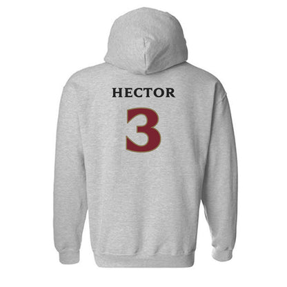 Elon - NCAA Football : Cj Hector - Classic Fashion Shersey Hooded Sweatshirt-1