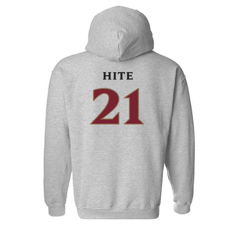 Elon - NCAA Football : Derek Hite - Classic Fashion Shersey Hooded Sweatshirt-1