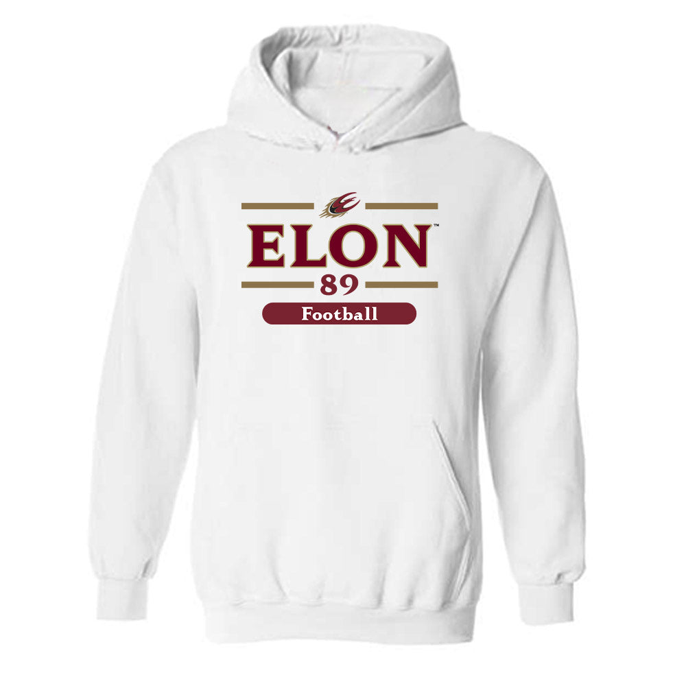 Elon - NCAA Football : Braden Gower - Classic Fashion Shersey Hooded Sweatshirt-0