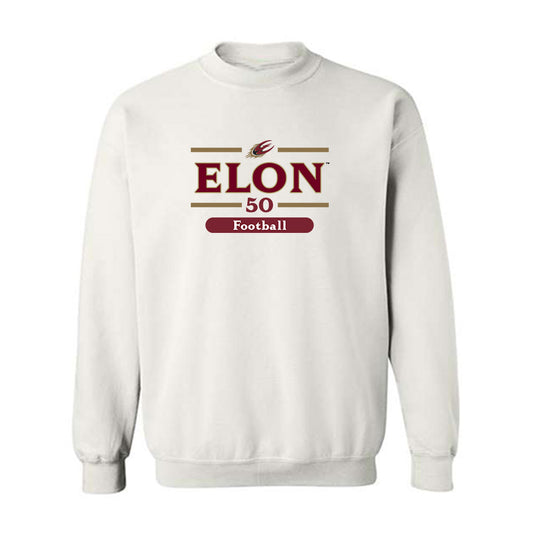 Elon - NCAA Football : Nhycer Kelly - Classic Fashion Shersey Crewneck Sweatshirt-0