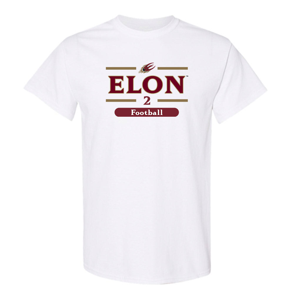 Elon - NCAA Football : Senquavious Alsobrooks - Classic Fashion Shersey T-Shirt-0