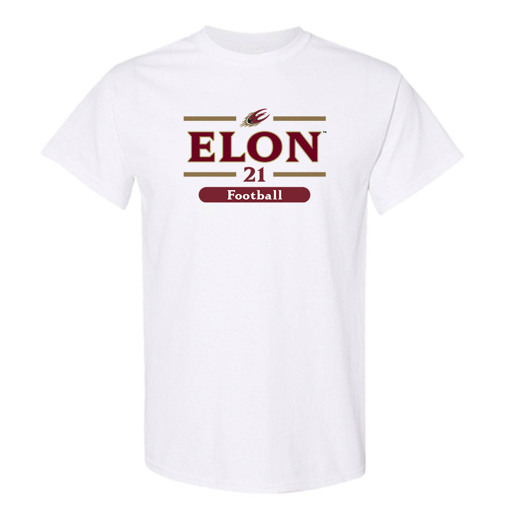 Elon - NCAA Football : Derek Hite - Classic Fashion Shersey T-Shirt-0