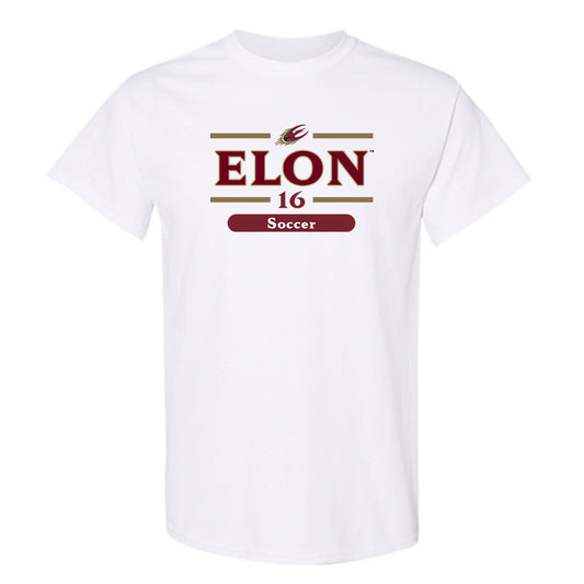 Elon - NCAA Men's Soccer : Diego Thompson - Classic Fashion Shersey T-Shirt-0