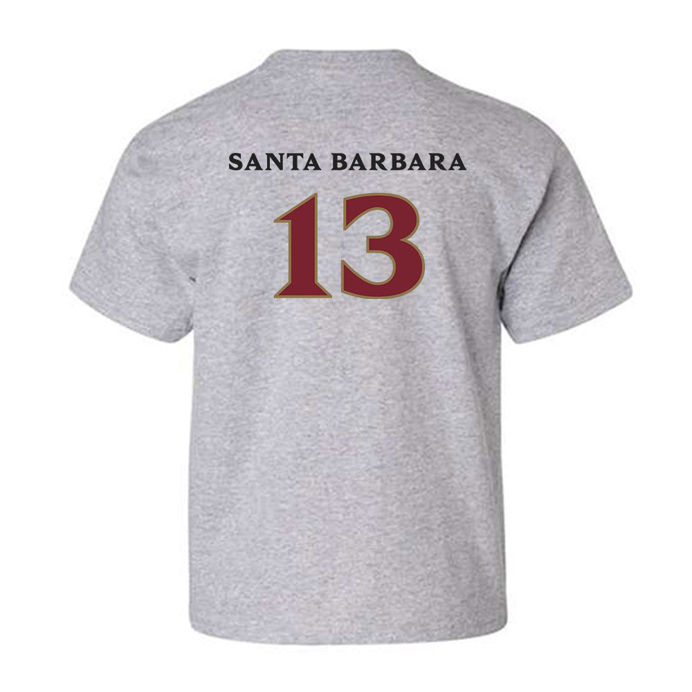 Elon - NCAA Women's Lacrosse : Mj Santa Barbara - Classic Shersey Youth T-Shirt-1