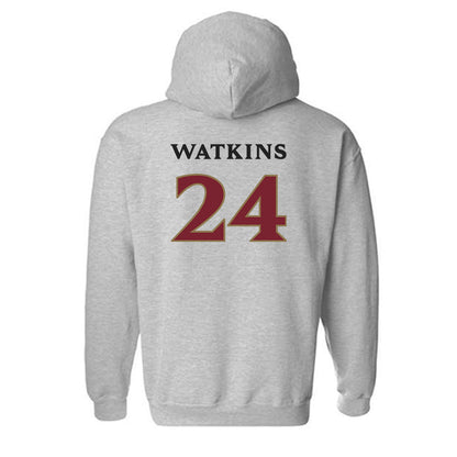 Elon - NCAA Women's Basketball : Tamia Watkins - Classic Shersey Hooded Sweatshirt-1