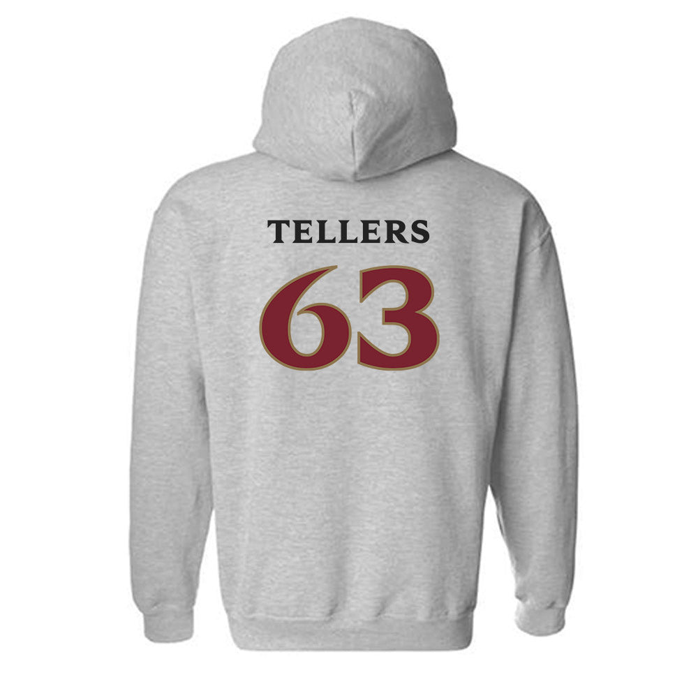 Elon - NCAA Football : Will Tellers - Classic Shersey Hooded Sweatshirt-1