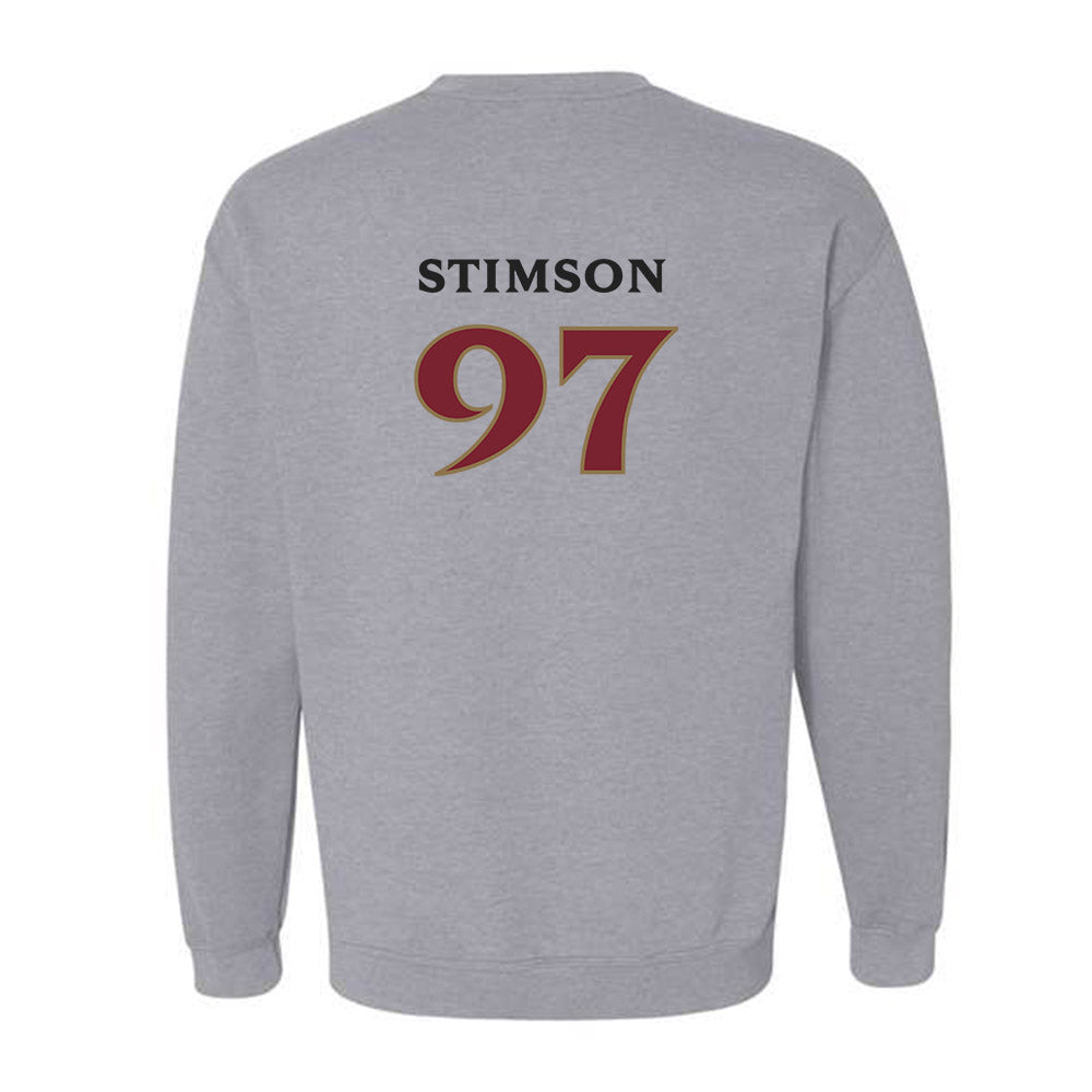 Elon - NCAA Football : Carter Stimson - Classic Shersey Crewneck Sweatshirt-1