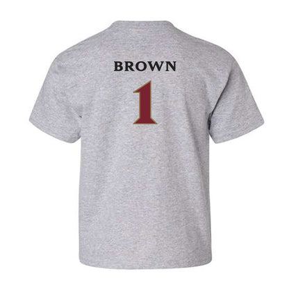 Elon - NCAA Football : Jevean Brown - Classic Shersey Youth T-Shirt-1