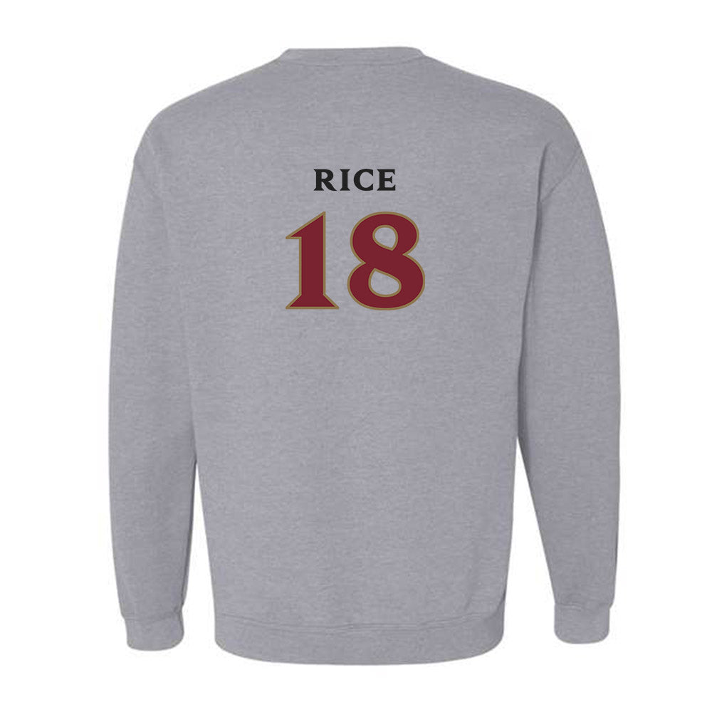 Elon - NCAA Women's Volleyball : April Rice - Classic Shersey Crewneck Sweatshirt-1