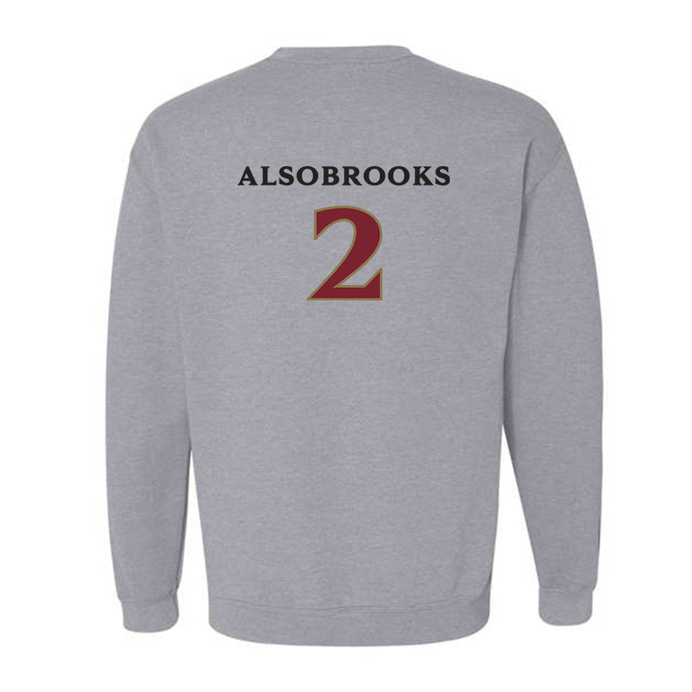 Elon - NCAA Football : Senquavious Alsobrooks - Classic Shersey Crewneck Sweatshirt-1