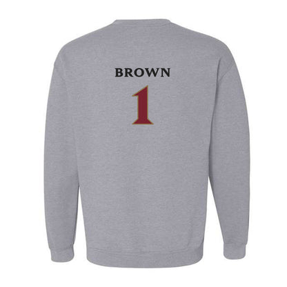 Elon - NCAA Football : Jevean Brown - Classic Shersey Crewneck Sweatshirt-1