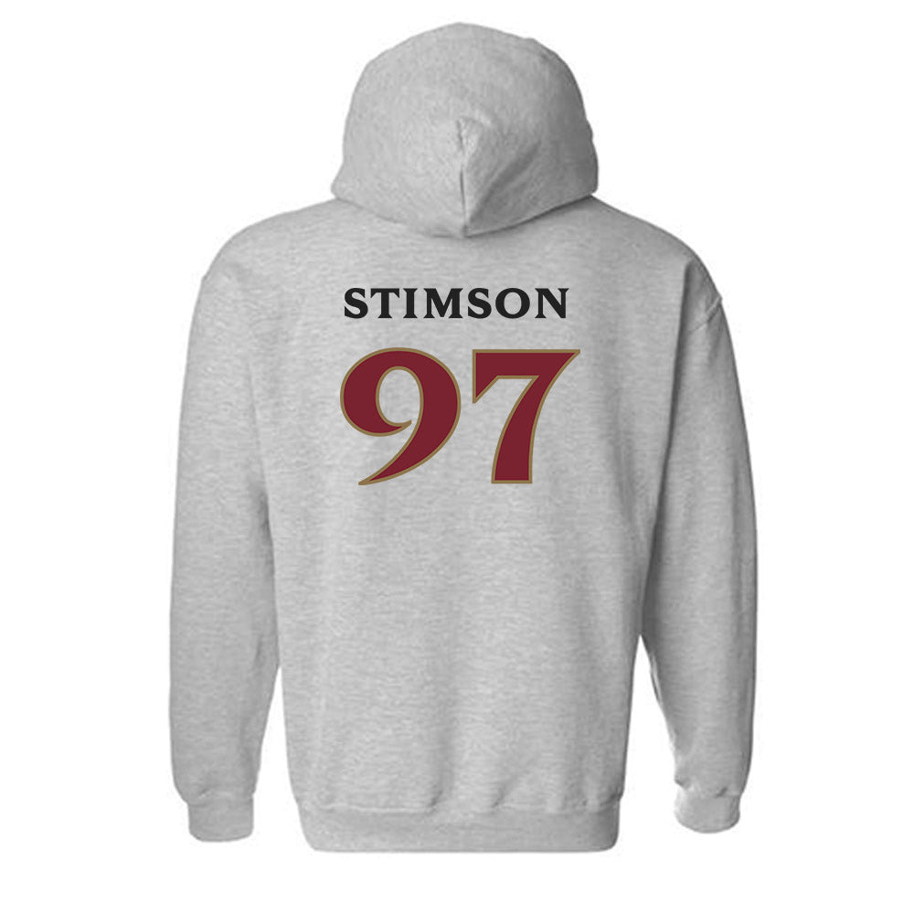 Elon - NCAA Football : Carter Stimson - Classic Shersey Hooded Sweatshirt-1