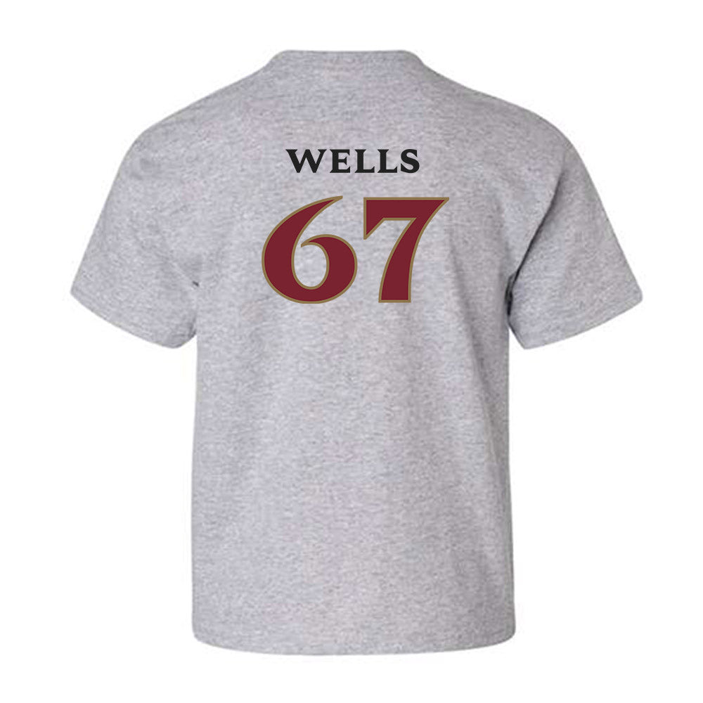 Elon - NCAA Football : Eli Wells - Classic Shersey Youth T-Shirt-1