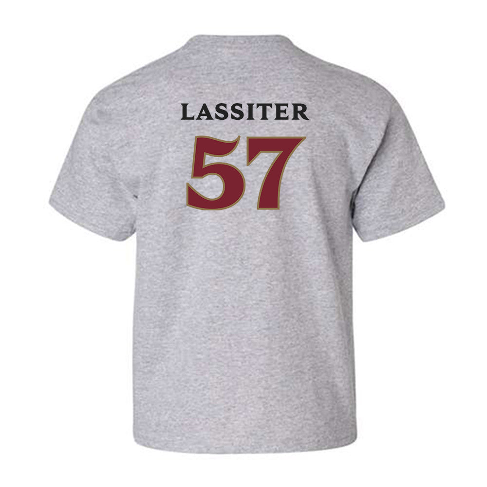 Elon - NCAA Football : Demari Lassiter - Classic Shersey Youth T-Shirt-1