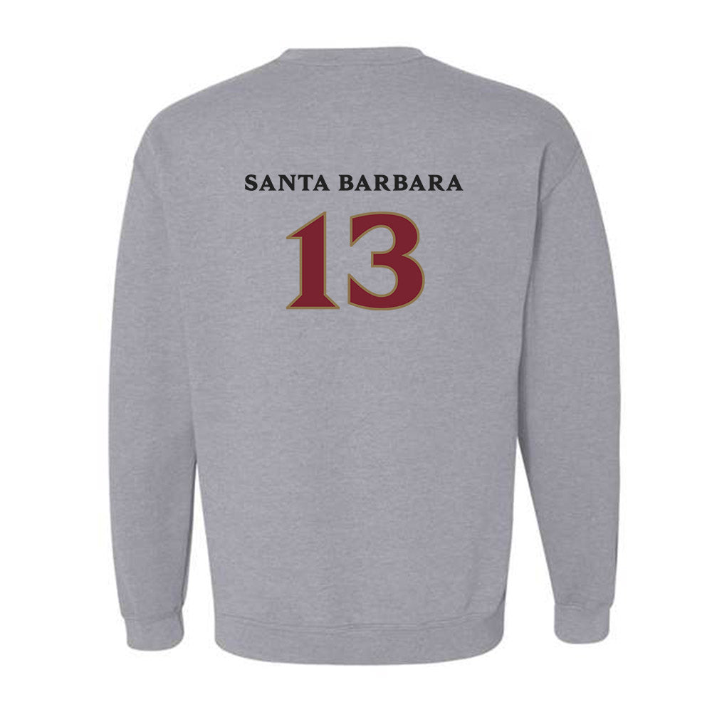 Elon - NCAA Women's Lacrosse : Mj Santa Barbara - Classic Shersey Crewneck Sweatshirt-1