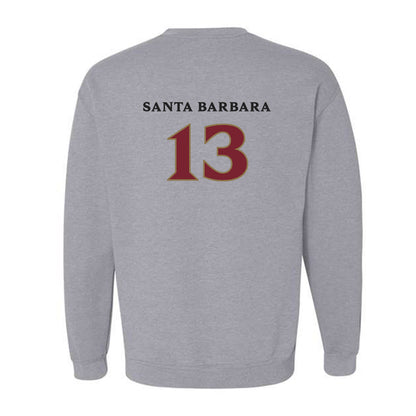 Elon - NCAA Women's Lacrosse : Mj Santa Barbara - Classic Shersey Crewneck Sweatshirt-1