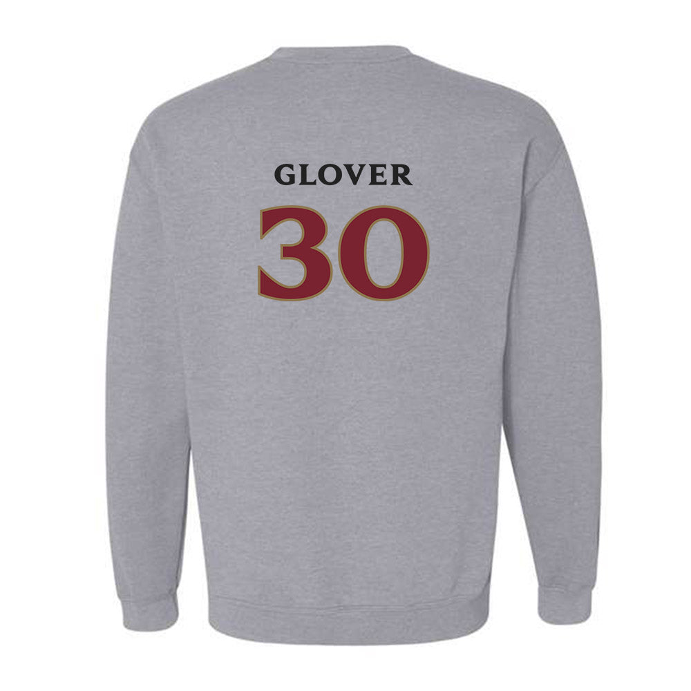 Elon - NCAA Football : Jordan Glover - Classic Shersey Crewneck Sweatshirt-1