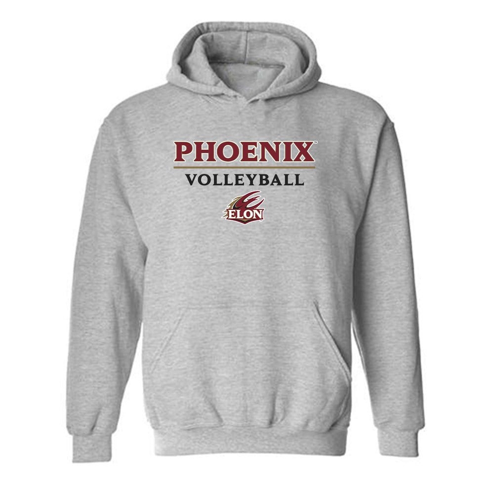 Elon - NCAA Women's Volleyball : April Rice - Classic Shersey Hooded Sweatshirt-0