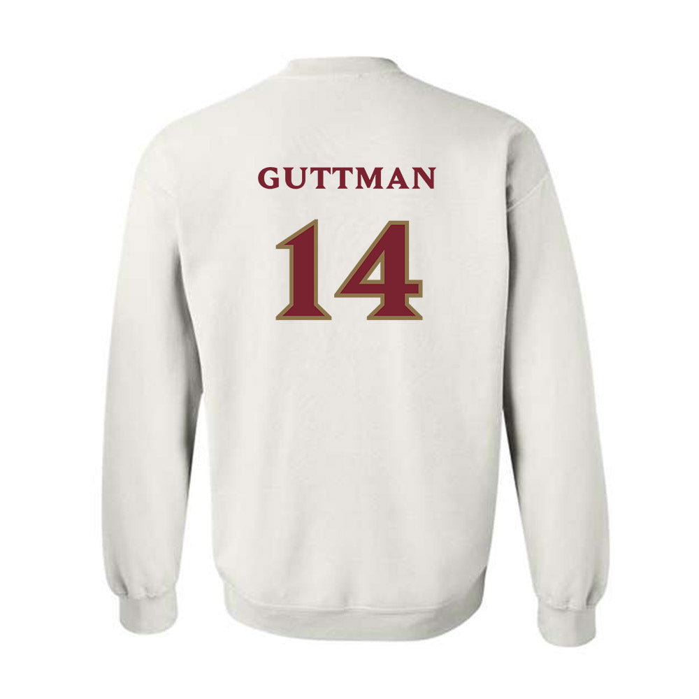 Elon - NCAA Football : Elijah Guttman - Classic Shersey Crewneck Sweatshirt-1