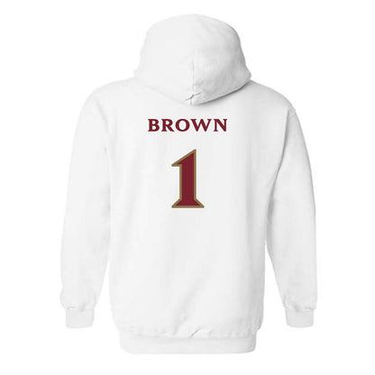 Elon - NCAA Football : Jevean Brown - Classic Shersey Hooded Sweatshirt-1