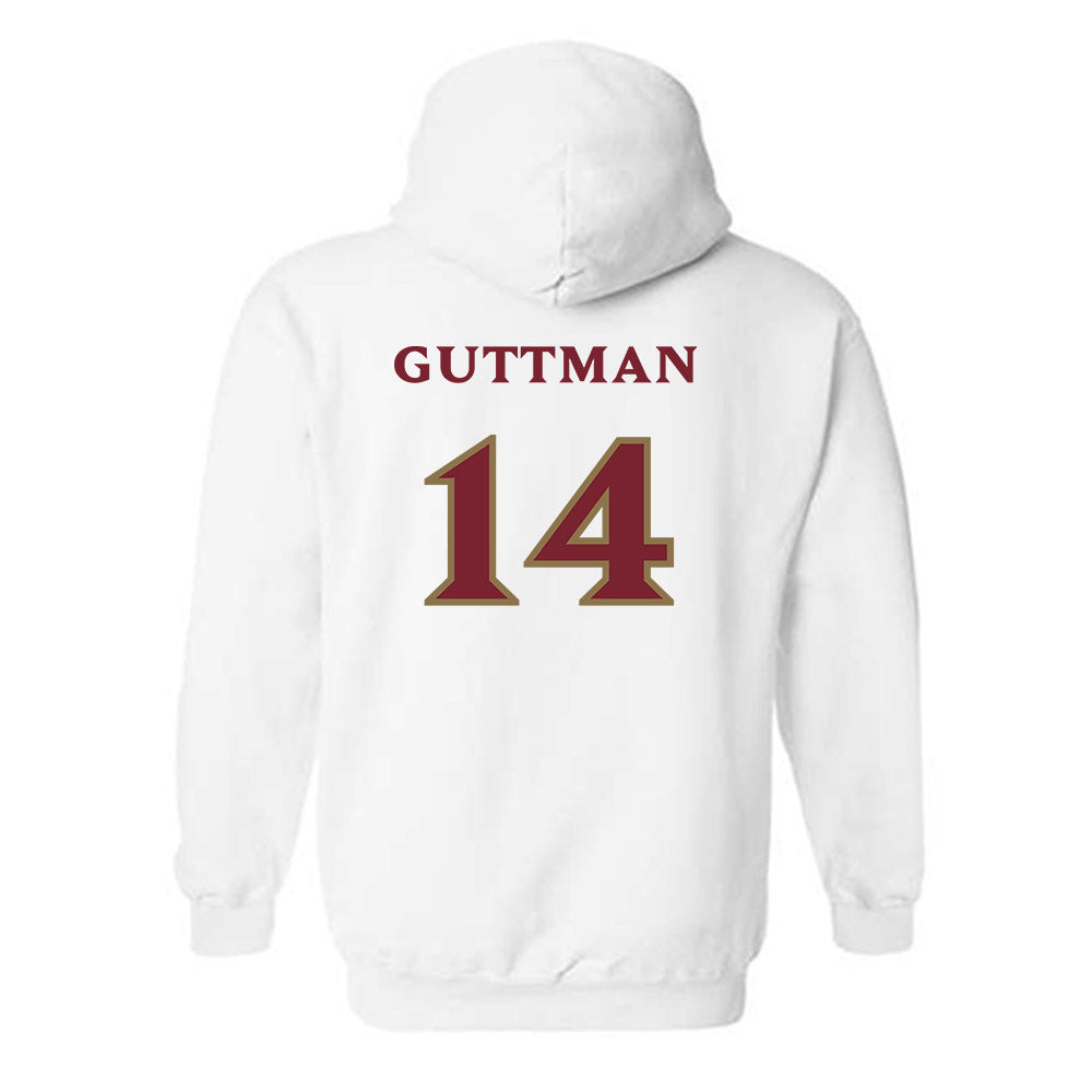 Elon - NCAA Football : Elijah Guttman - Classic Shersey Hooded Sweatshirt-1